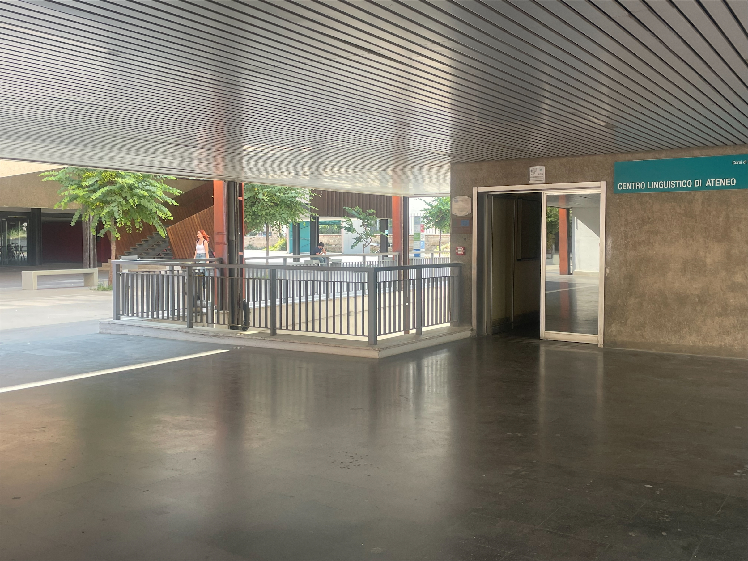 Ingresso del Centro Linguistico di Ateneo
