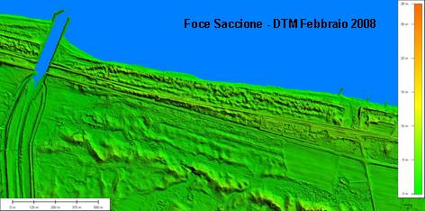 DTM area di foce del Fiume Saccione